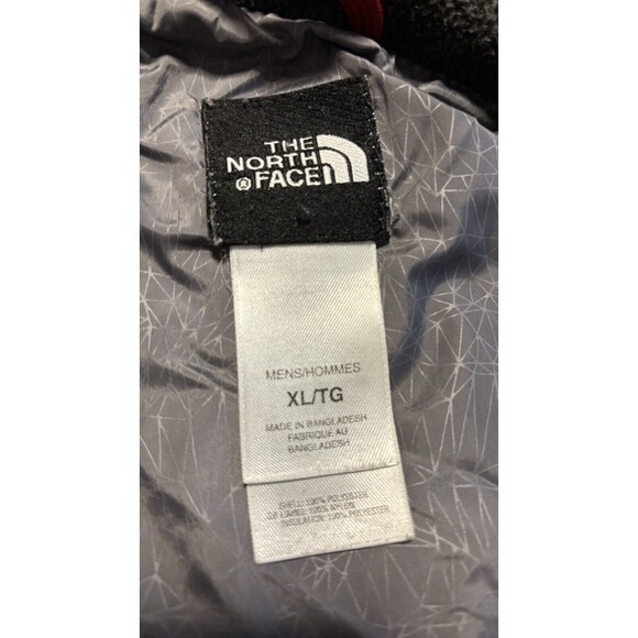 NORTH FACE Dark Navy Blue Nylon Quilted Light Weight Puffer Down Jacket Men’s XL - Picture 5 of 5